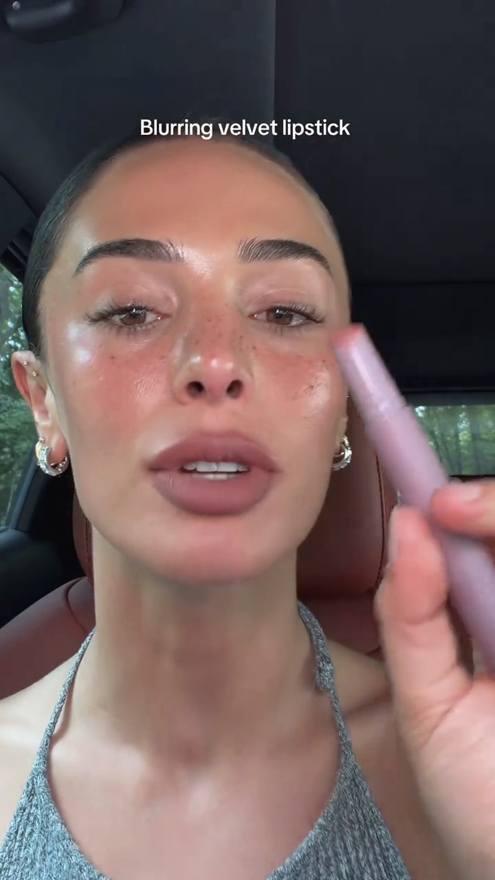 Creator introducing the lip product