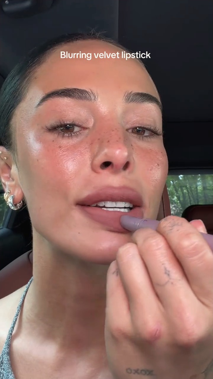 Creator applying the product